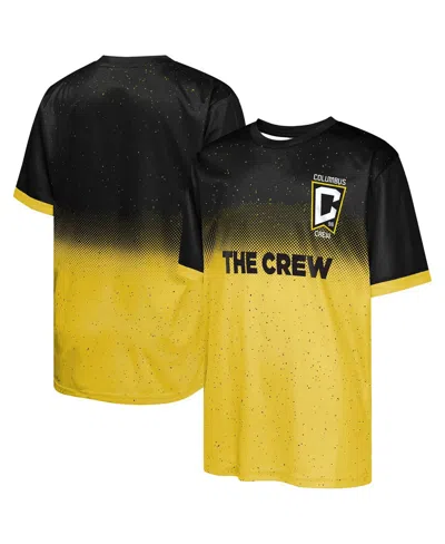 Outerstuff Kids' Big Boys And Girls Black Columbus Crew Stalwart Defender T-shirt