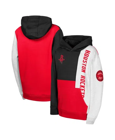 Outerstuff Big Boys And Girls Black Houston Rockets Splash Pullover Hoodie