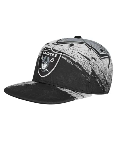 Outerstuff Kids' Big Boys And Girls Black Las Vegas Raiders Make Noise Adjustable Hat