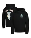 Outerstuff Big Boys And Girls Black New York Liberty Ellie Standing Mascot Hoodie In Black