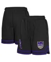 Outerstuff Big Boys And Girls Black Sacramento Kings Teardrop Fleece Shorts In Black