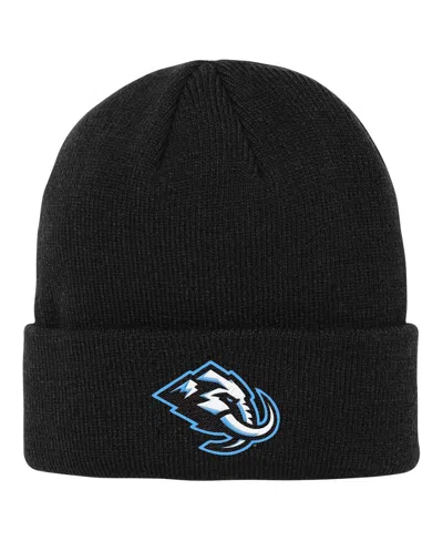 Outerstuff Babies' Big Boys And Girls Black Utah Mammoth 2.0 Essential Cuffed Knit Hat