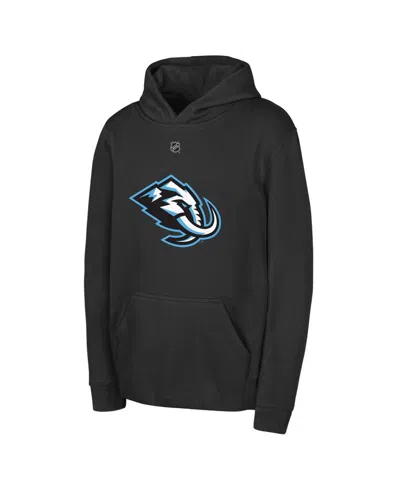 Outerstuff Kids' Big Boys And Girls Black Utah Mammoth Primary Logo Pullover Hoodie