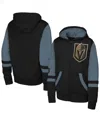 Outerstuff Big Boys And Girls Black Vegas Golden Knights Face Off Full-zip Hoodie In Black