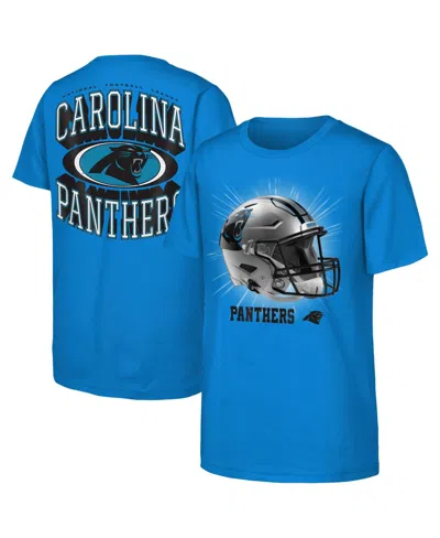 Outerstuff Kids' Big Boys' And Girls' Blue Carolina Panthers Winning Mentality T-shirt