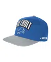 Outerstuff Big Boys And Girls Blue Detroit Lions Essentials Adjustable Hat In Blue