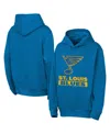 Outerstuff Big Boys And Girls Blue St. Louis Blues Back To Basics Hoodie In Blue