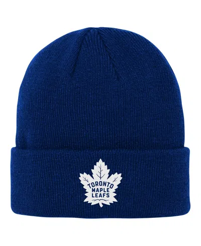 Outerstuff Kids' Big Boys And Girls Blue Toronto Maple Leaf's 2.0 Essential Cuffed Knit Hat