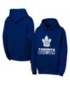 Outerstuff Big Boys And Girls Blue Toronto Maple Leaf's Back To Basics Hoodie In Blue