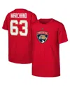 Outerstuff Big Boys And Girls Brad Marchand Red Florida Panthers Player Name Number T-shirt In Red