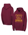 Outerstuff Big Boys And Girls Burgundy Washington Commanders Back To Basics Hoodie In Burgundy