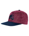 Outerstuff Big Boys And Girls Burgundy/navy Colorado Avalanche True Retro Deadstock Adjustable Hat In Red