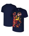 Outerstuff Big Boys And Girls Caitlin Clark Navy Indiana Fever Jam Player T-shirt In Navy