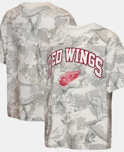 Outerstuff Kids' Big Boys' And Girls' Camo Detroit Red Wings Hockey Edge T-shirt