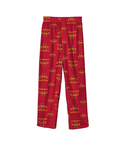 Outerstuff Kids' Big Boys And Girls Cardinal Iowa State Cyclones Team Pants In Red