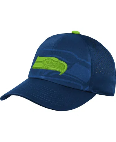 Outerstuff Kids' Big Boys And Girls College Navy Seattle Seahawks Tailgate Adjustable Hat