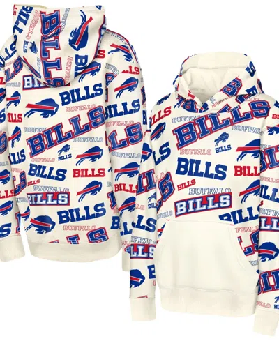Outerstuff Big Boys' And Girls' Cream Buffalo Bills Shake Bake Hoodie In Multi