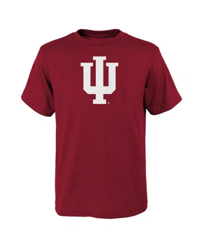 Outerstuff Kids' Big Boys' And Girls' Crimson Indiana Hoosiers Primary Logo T-shirt