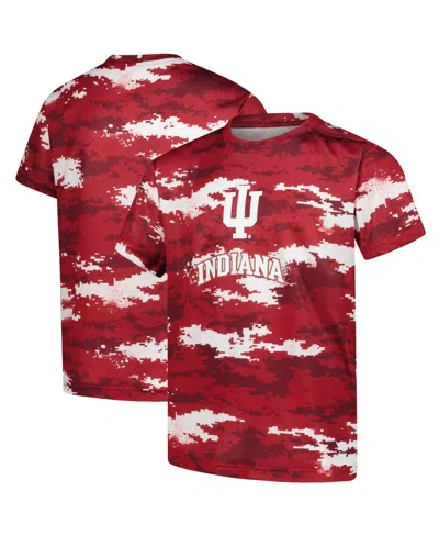 Outerstuff Kids' Big Boys And Girls Crimson Indiana Hoosiers Scrimmage Sublimated T-shirt In Burgundy