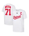 Outerstuff Big Boys And Girls Dylan Larkin White Detroit Red Wings 2025 Nhl Stadium Series Replica Player Name  In White