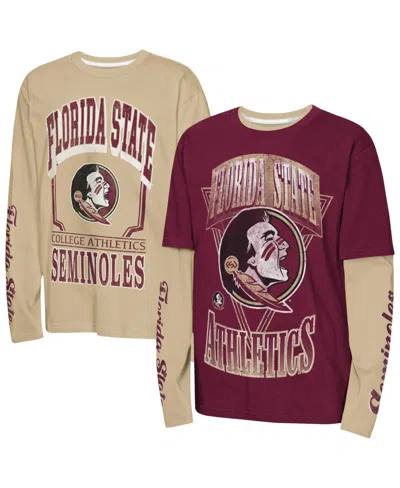 Outerstuff Kids' Big Boys' And Girls' Garnet Florida State Seminoles Combo T-shirt Set