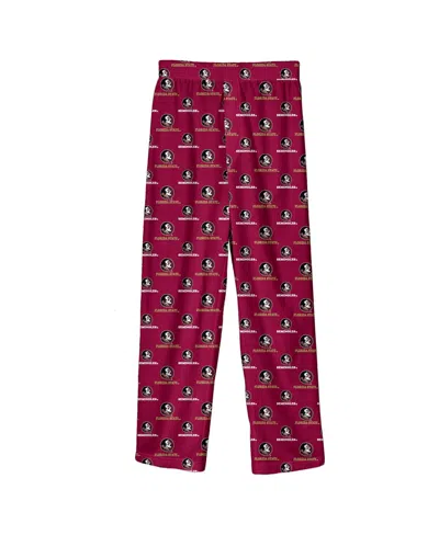Outerstuff Kids' Big Boys And Girls Garnet Florida State Seminoles Team Pants In Burgundy