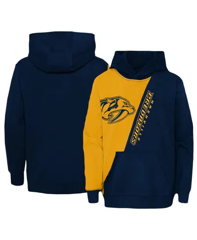 Outerstuff Kids' Big Boys And Girls Gold Nashville Predators Unrivaled Pullover Hoodie