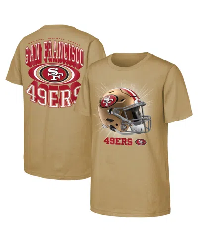 Outerstuff Kids' Big Boys' And Girls' Gold San Francisco 49ers Winning Mentality T-shirt