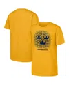Outerstuff Big Boys And Girls Gold Sweden 2025 4 Nations Face-off Game Time T-shirt In Gold