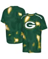 Outerstuff Big Boys And Girls Green Bay Packers End Zone Dri-tek T-shirt In Green