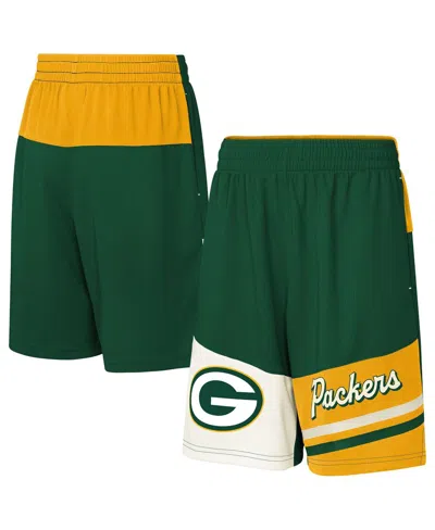 Outerstuff Kids' Big Boys And Girls Green Bay Packers Fandemonium Mesh Shorts In Multi