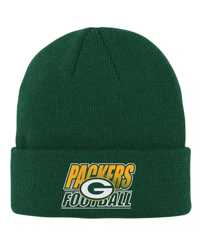 Outerstuff Kids' Big Boys And Girls Green Bay Packers Team Gradient Cuffed Knit Hat