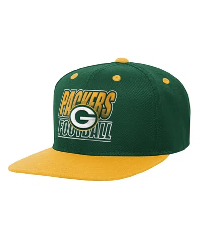 Outerstuff Kids' Big Boys And Girls Green Bay Packers Team Gradient Deadstock Snapback Hat