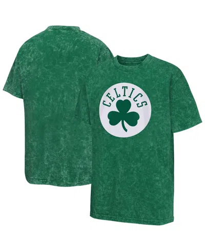 Outerstuff Kids' Big Boys And Girls Green Boston Celtics Rugged Defense T-shirt