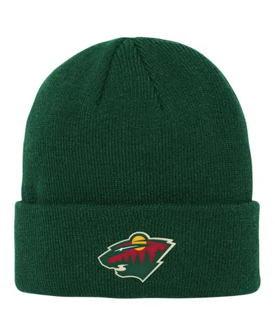 Outerstuff Babies' Big Boys And Girls Green Minnesota Wild 2.0 Essential Cuffed Knit Hat