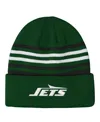 Outerstuff Big Boys And Girls Green New York Jets Essentials Cuffed Knit Hat In Green