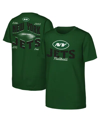 Outerstuff Kids' Big Boys' And Girls' Green New York Jets Top Pick T-shirt