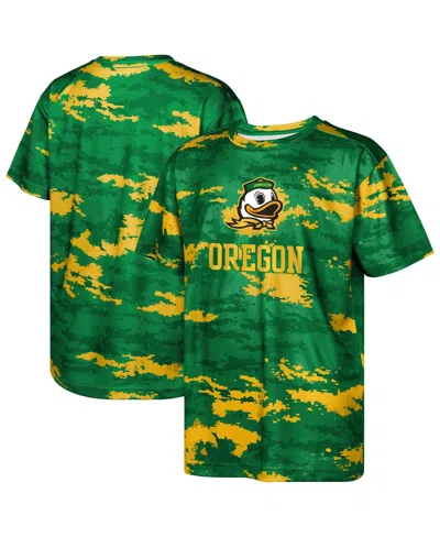 Outerstuff Kids' Big Boys And Girls Green Oregon Ducks Scrimmage Sublimated T-shirt