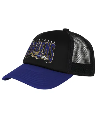 Outerstuff Kids' Big Boys And Girls Handoff Foam Trucker Hat In Blue