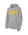 Outerstuff Big Boys And Girls Heather Gray San Diego Padres Tailor Made Fleece Pullover Hoodie