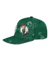 Outerstuff Big Boys And Girls Kelly Green Boston Celtics Street Hooper Allover Print Snapback Hat In Green