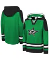 Outerstuff Big Boys And Girls Kelly Green Dallas Stars Must Have Home V-neck Pullover Hoodie In Green