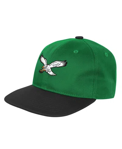 Outerstuff Kids' Big Boys And Girls Kelly Green Philadelphia Eagles True Retro Adjustable Hat