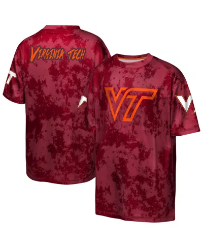 Outerstuff Kids' Big Boys' And Girls' Maroon Virginia Tech Hokies Off-side Sublimated T-shirt In Red