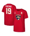 Outerstuff Big Boys And Girls Matthew Tkachuk Red Florida Panthers 2025 Stanley Cup Champions Name Number T-shi In Red