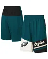 Outerstuff Big Boys And Girls Midnight Green Philadelphia Eagles Fandemonium Mesh Shorts In Green