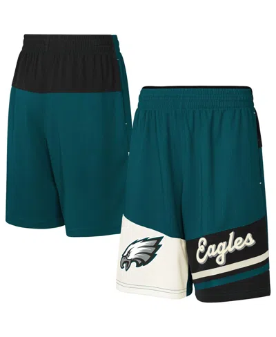 Outerstuff Kids' Big Boys And Girls Midnight Green Philadelphia Eagles Fandemonium Mesh Shorts