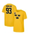 Outerstuff Big Boys And Girls Mika Zibanejad Gold Sweden 2025 4 Nations Face-off Player Name Number T-shirt In Gold