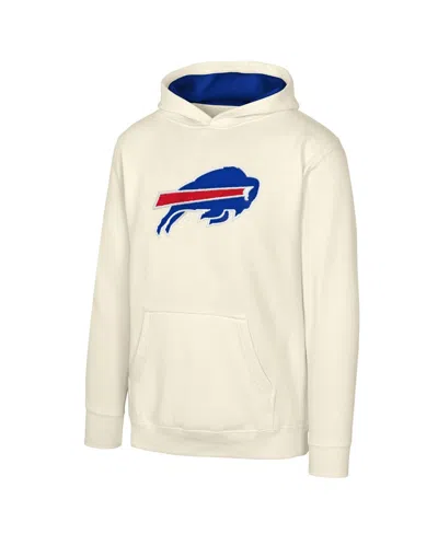 Outerstuff Kids' Big Boys' And Girls' Natural Buffalo Bills Prime Pullover Hoodie