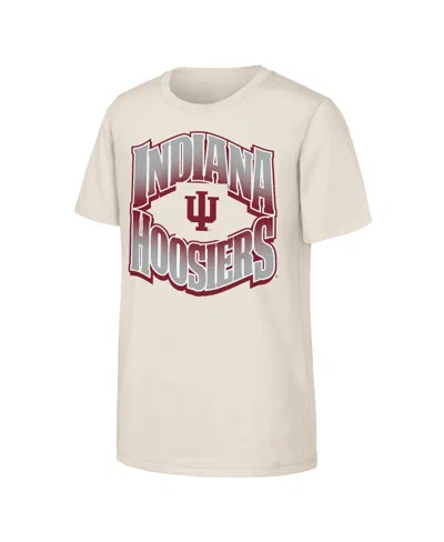 Outerstuff Kids' Big Boys' And Girls' Natural Indiana Hoosiers Collegiate T-shirt